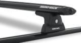  Rhino-Rack 97-06 Jeep Wrangler 2 Door SUV Vortex RLT600 Track Mount 2 Bar Roof Rack - Black JA6188 