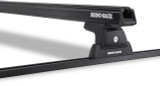  Rhino-Rack 08-16 Ford F250 4 Door Pick Up Heavy Duty RLT600 Track Mount 1 Bar Roof Rack - Black JA8724 