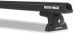 Rhino-Rack 05-16 Land Rover LR3 & LR4 4 Door SUV Heavy Duty RLT600 2 Bar Roof Rack - Black JA9945