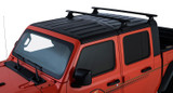 Rhino-Rack 20-21 Jeep Gladiator 4 Door Pick Up Vortex 2 Bar Backbone Roof Rack w/RTL600 Legs - Black JC-00301