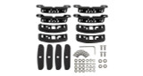  Rhino-Rack Flush & Raised Rail Side Mount RCP Base Kit - 4 pcs RCP66-BK 