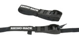 Rhino-Rack Rapid Tie Down Straps w/Buckle Protector - 3.5m/11.5ft - Pair - Black RTD35P