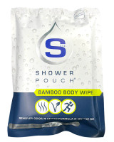 Shower Pouch Bamboo Body wipe