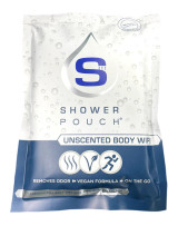 Shower Pouch Unscented Body wipe
