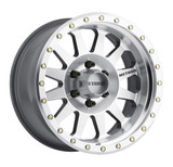 Method MR304 Double Standard 17x8.5 0mm Offset 8x6.5 130.81mm CB Machined/Clear Coat Wheel