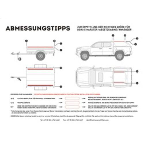 Ute Canopy or Trailer Slimline II Rack Kit / 1475mm(W) X 2772mm(L) main image 0