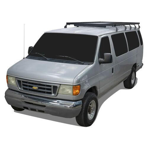 Ford E150/E250/E350 Extended Cab (1992-2014) Slimline II 3/4 Roof Rack ...