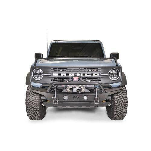 Fab Fours Stubby Bumper w/Pre-Runner Guard 2 Stage Matte Black Powder Coat FB21-B5252-1 