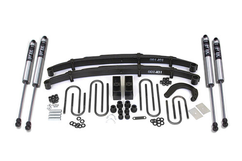 BDS Suspension 4 Inch Lift Kit | Chevy/GMC 3/4 Ton Truck/Suburban (73-76) 4WD | 4 Inch Block Kit / FOX 2.0 Performance Series 