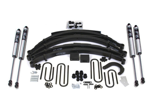 BDS Suspension 4 Inch Lift Kit | Chevy/GMC 3/4 Ton Truck/Suburban (77-87) 4WD | Leaf Springs / FOX 2.0 Performance Series 
