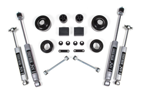 BDS Suspension 2 Inch Lift Kit | Coil Spacer | Jeep Wrangler JK (07-11) 2-Door | NX2 Nitro Series 
