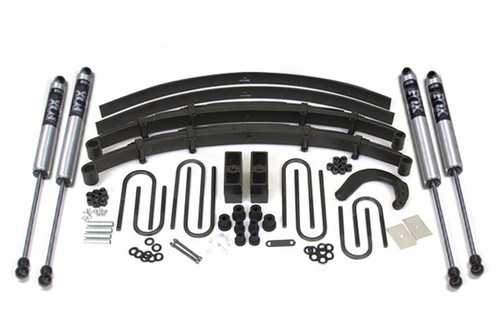 6 Inch Lift Kit | Chevy/GMC 3/4 Ton Suburban (88-91) 4WD | 4 Inch Block Kit w/ Add-A-Leaf / FOX 2.0 Performance Series
