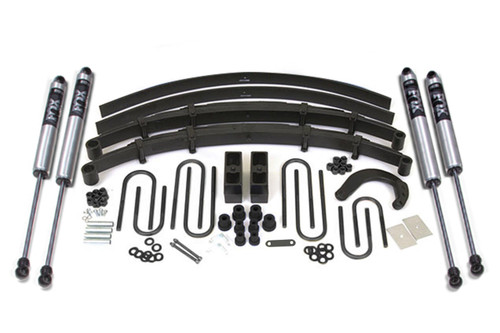 BDS Suspension 6 Inch Lift Kit | Chevy/GMC 3/4 Ton Suburban (88-91) 4WD | 4 Inch Block Kit w/ Add-A-Leaf / FOX 2.0 Performance Series 