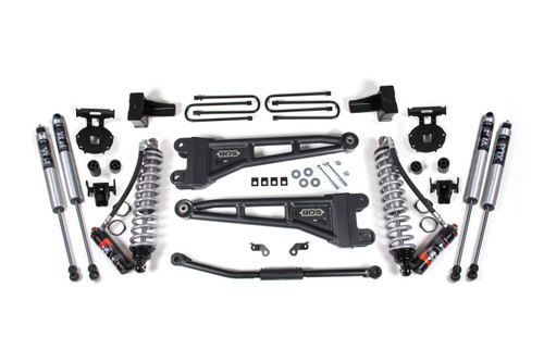BDS Suspension 2.5 Inch Lift Kit w/ Radius Arm | FOX 2.5 Performance Elite Coilover Conversion | Ford F250/F350 Super Duty (11-16) 4WD | Diesel | 4 Inch Block Kit 