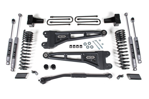 BDS Suspension 2.5 Inch Lift Kit w/ Radius Arm | Ford F250/F350 Super Duty (17-19) 4WD | Diesel | NX2 Nitro Series 