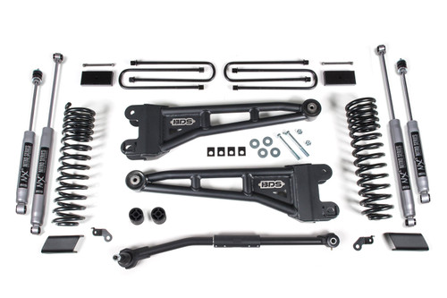 BDS Suspension 3 Inch Lift Kit w/ Radius Arm | Ford F250/F350 Super Duty (20-22) 4WD | Diesel | NX2 Nitro Series 
