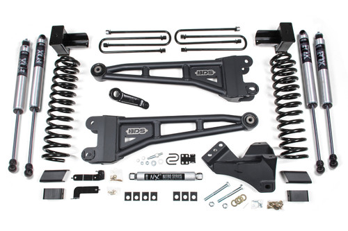 4 Inch Lift Kit w/ Radius Arm | Ford F350 Super Duty DRW (17-19) 4WD | Diesel | FOX 2.0 Performance Series