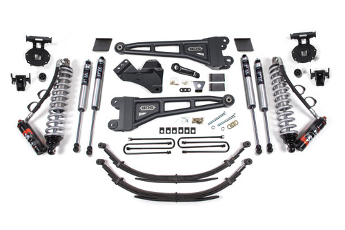 6 Inch Lift Kit w/ Radius Arm | FOX 2.5 Performance Elite Coil-Over Conversion | Ford F250/F350 Super Duty (11-16) 4WD | Diesel | Factory 3 Inch Rear Blocks