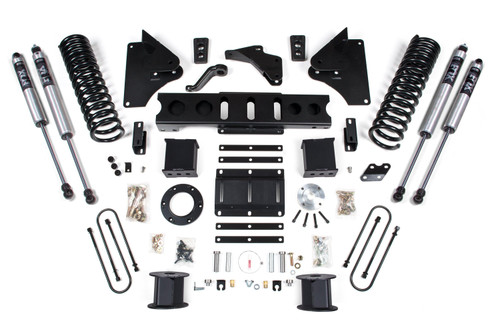 BDS Suspension 5.5 Inch Lift Kit | Ram 3500 w/ Rear Air Ride (13-18) 4WD | Gas | FOX 2.0 Performance Series 