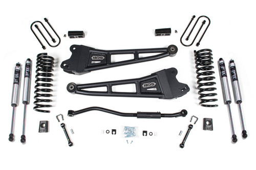 BDS Suspension 3 Inch Lift Kit w/ Radius Arm | Ram 3500 (19-24) 4WD | Diesel | w/o Factory Rear Overload Leaf / FOX 2.0 Performance Series 