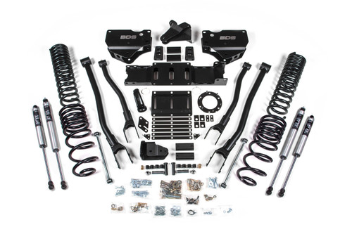 BDS Suspension 4 Inch Lift Kit w/ 4-Link | Ram 2500 (19-27) 4WD | Gas | FOX 2.0 Performance Series 
