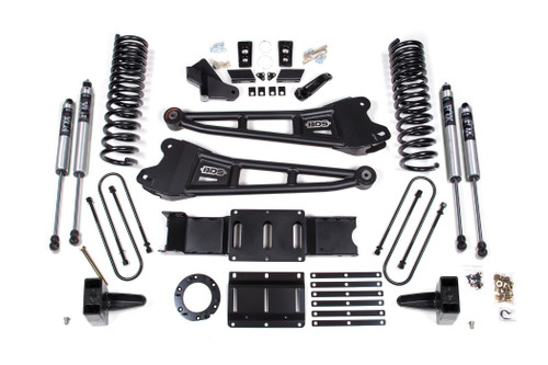 BDS Suspension 5.5 Inch Lift Kit w/ Radius Arm | Ram 3500 (19-24) 4WD | Gas | w/o Factory Rear Overload Leaf / FOX 2.0 Performance Series 