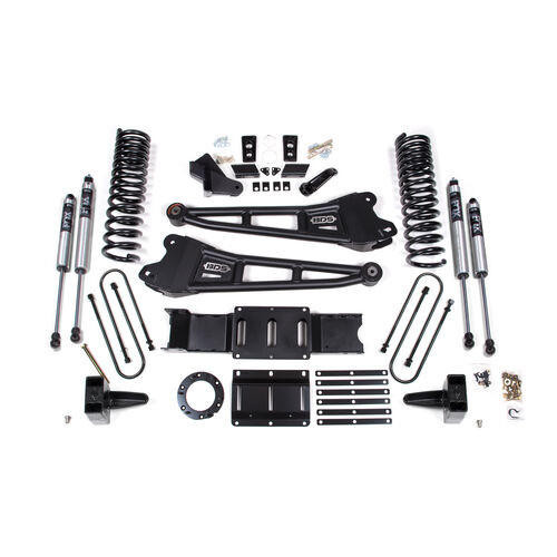 BDS Suspension 2019-2022 Ram 3500 5.5in. Radius Arm Gas - with overload - 6 bolt T-case 