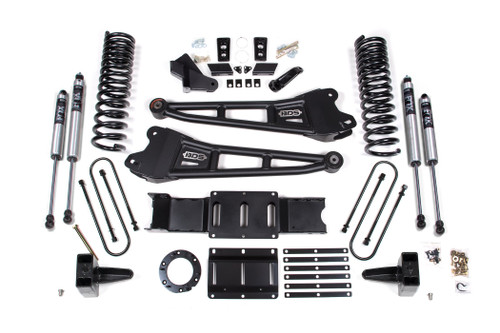 5.5 Inch Lift Kit w/ Radius Arm | Ram 3500 (19-24) 4WD | Gas | w/ Factory Rear Overload Leaf / FOX 2.0 Performance Series