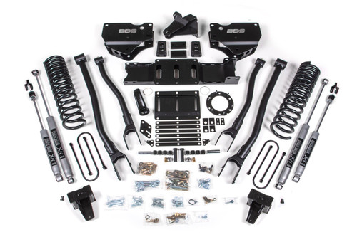 BDS Suspension 5.5 Inch Lift Kit w/ 4-Link | Ram 3500 (19-24) 4WD | Gas | w/ Factory Rear Overload Leaf / NX2 Nitro Series 