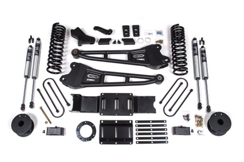 BDS Suspension 4 Inch Lift Kit w/ Radius Arm | Ram 3500 w/ Rear Air Ride (19-24) 4WD | Gas | FOX 2.0 Performance Series 