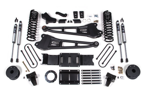 5.5 Inch Lift Kit w/ Radius Arm | Ram 3500 w/ Rear Air Ride (19-24) 4WD | Gas | FOX 2.0 Performance Series