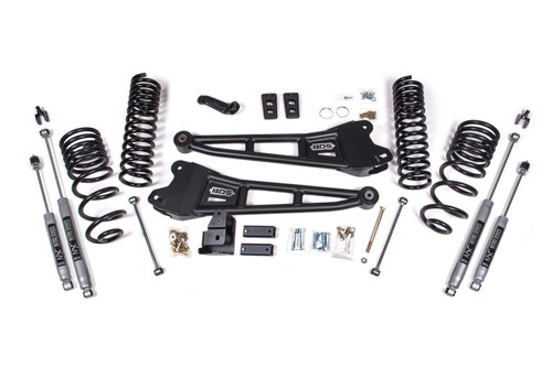BDS Suspension 4 Inch Lift Kit w/ Radius Arm | Ram 2500 (14-18) 4WD | Gas | NX2 Nitro Series 