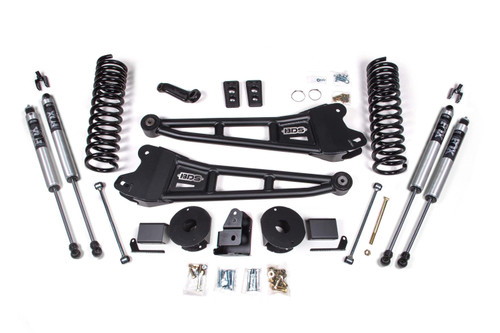 BDS Suspension 4 Inch Lift Kit w/ Radius Arm | Ram 2500 w/ Rear Air Ride (14-18) 4WD | Diesel | FOX 2.0 Performance Series 
