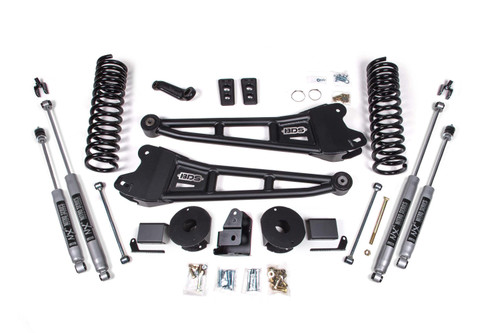 BDS Suspension 4 Inch Lift Kit w/ Radius Arm | Ram 2500 w/ Rear Air Ride (14-18) 4WD | Diesel | NX2 Nitro Series 