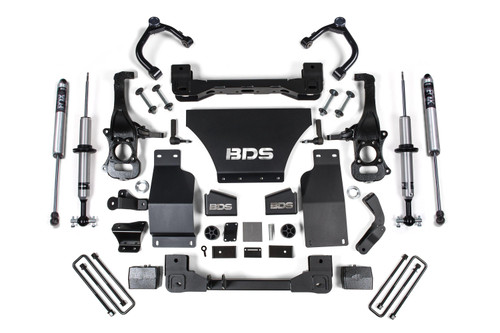 BDS Suspension 4 Inch Lift Kit | Chevy Silverado or GMC Sierra 1500 (19-24) 4WD | Gas | FOX 2.0 Performance Series / FOX 2.0 Performance Series 