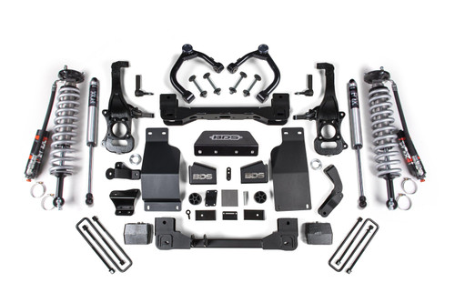 BDS Suspension 4 Inch Lift Kit | FOX Coil-Over | Chevy Trail Boss or GMC AT4 1500 (20-26) 4WD | Diesel | FOX 2.5 Performance Elite Coil-Over / FOX 2.0 Performance Series Shock 