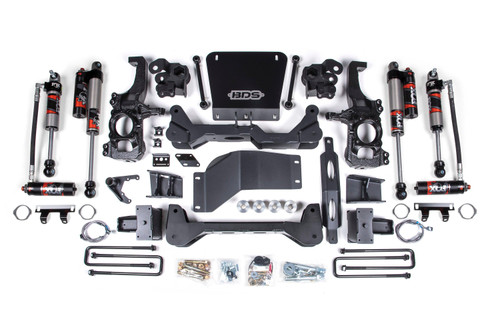 BDS Suspension 6.5 Inch Lift Kit | FOX Performance Elite | Chevy Silverado or GMC Sierra 2500HD/3500HD (20-26) 4WD | 6 Inch Block Kit w/o Overload 