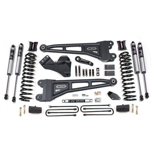 BDS Suspension 2008-2010 Ford F250-F350 4wd 4in. Radius Arm Lift Kit| Gas Non Overload 