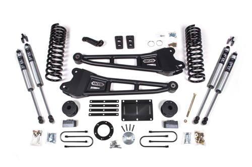 BDS Suspension 6 Inch Lift Kit w/ Radius Arm | Ram 3500 w/ Rear Air Ride (13-18) 4WD | Diesel | FOX 2.0 Performance Series 