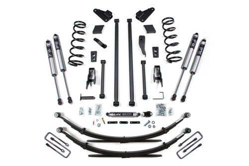 4.5 Inch Lift Kit | Long Arm Conversion | Dodge Ram 2500/3500 (94-99) 4WD | Leaf Springs / FOX 2.0 Performance Series