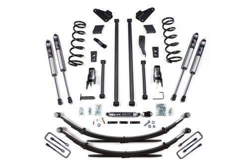 BDS Suspension 4.5 Inch Lift Kit | Long Arm Conversion | Dodge Ram 2500/3500 (94-99) 4WD | Leaf Springs / FOX 2.0 Performance Series 