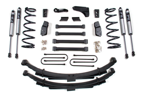 BDS Suspension 6 Inch Lift Kit | Dodge Ram 1500 Mega Cab (06-07) 4WD | Leaf Springs / 4 Inch Axle / FOX 2.0 Performance Series 