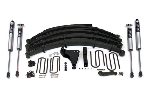 BDS Suspension 8 Inch Lift Kit | Ford F250/F350 Super Duty (99-04) 4WD | Square - Mfg Prior to 2-28-99 / FOX 2.0 Performance Series 