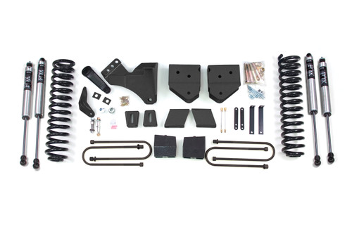 6 Inch Lift Kit | Ford F250/F350 Super Duty (05-07) 4WD | Gas | 5 Inch Block Kit w/ Overload / FOX 2.0 Performance Series