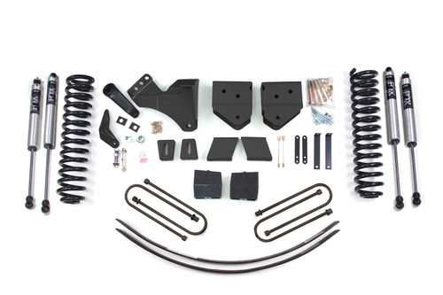 6 Inch Lift Kit | Ford F250/F350 Super Duty (05-07) 4WD | Diesel | 3 Inch Block Kit + Add-A-Leaf w/o Overload / FOX 2.0 Performance Series