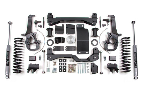BDS Suspension 6 Inch Lift Kit | Dodge Ram 1500 (2012) 4WD | 3 Inch Coil Springs / NX2 Nitro Series 