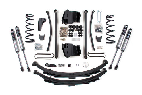 BDS Suspension 6 Inch Lift Kit | Long Arm | Dodge Ram 2500/3500 (2008) 4WD | Gas | Leaf Springs / 4 Inch Axle / FOX 2.0 Performance Series 