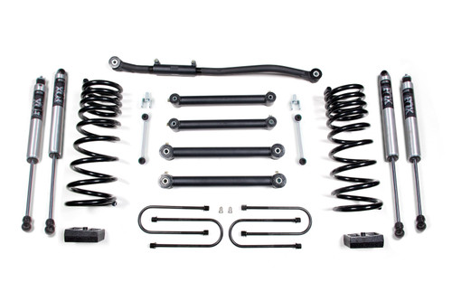 BDS Suspension 3 Inch Lift Kit | Dodge Ram 2500 (03-13) & 3500 (03-12) 4WD | Diesel | 3-1/2 Inch Axle / FOX 2.0 Performance Series 