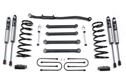BDS Suspension 3 Inch Lift Kit | Dodge Ram 2500 (03-13) & 3500 (03-12) 4WD | Gas | 4 Inch Axle / FOX 2.0 Performance Series 