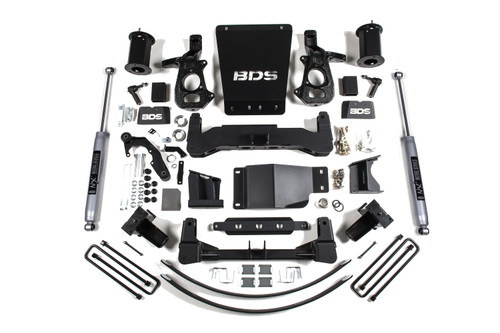 8 Inch Lift Kit | Chevy Silverado or GMC Sierra 1500 (14-18) 4WD | NX2 Nitro Series / Aluminum / Stamped Steel